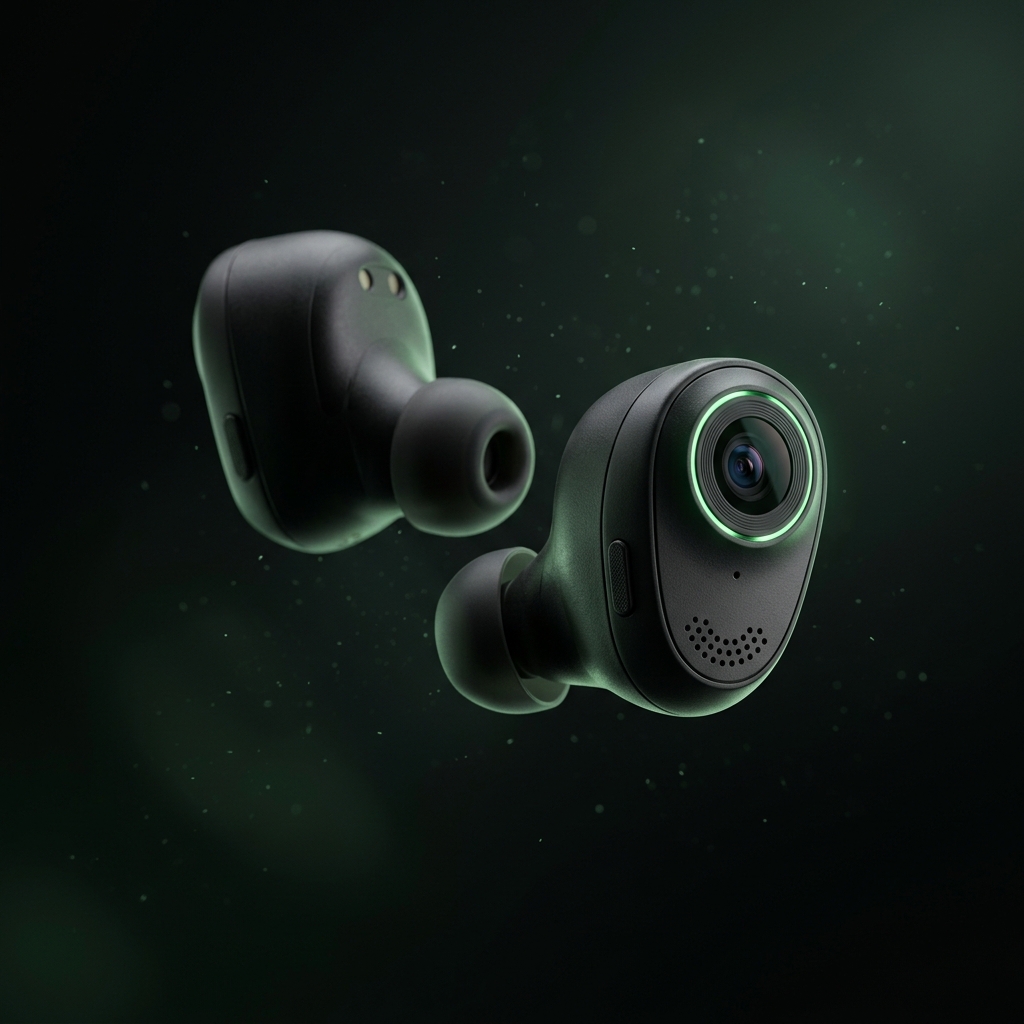 Ordo Smart Earbuds with built-in camera and AI intelligence